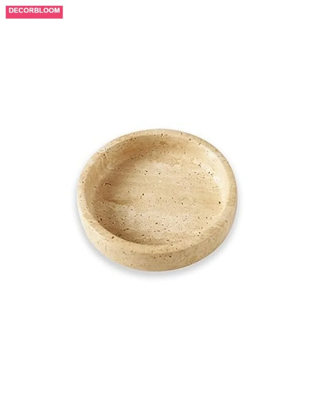 Travertine Wine Coaster - Absorbent Cork Holder - Marble Bottle Chiller